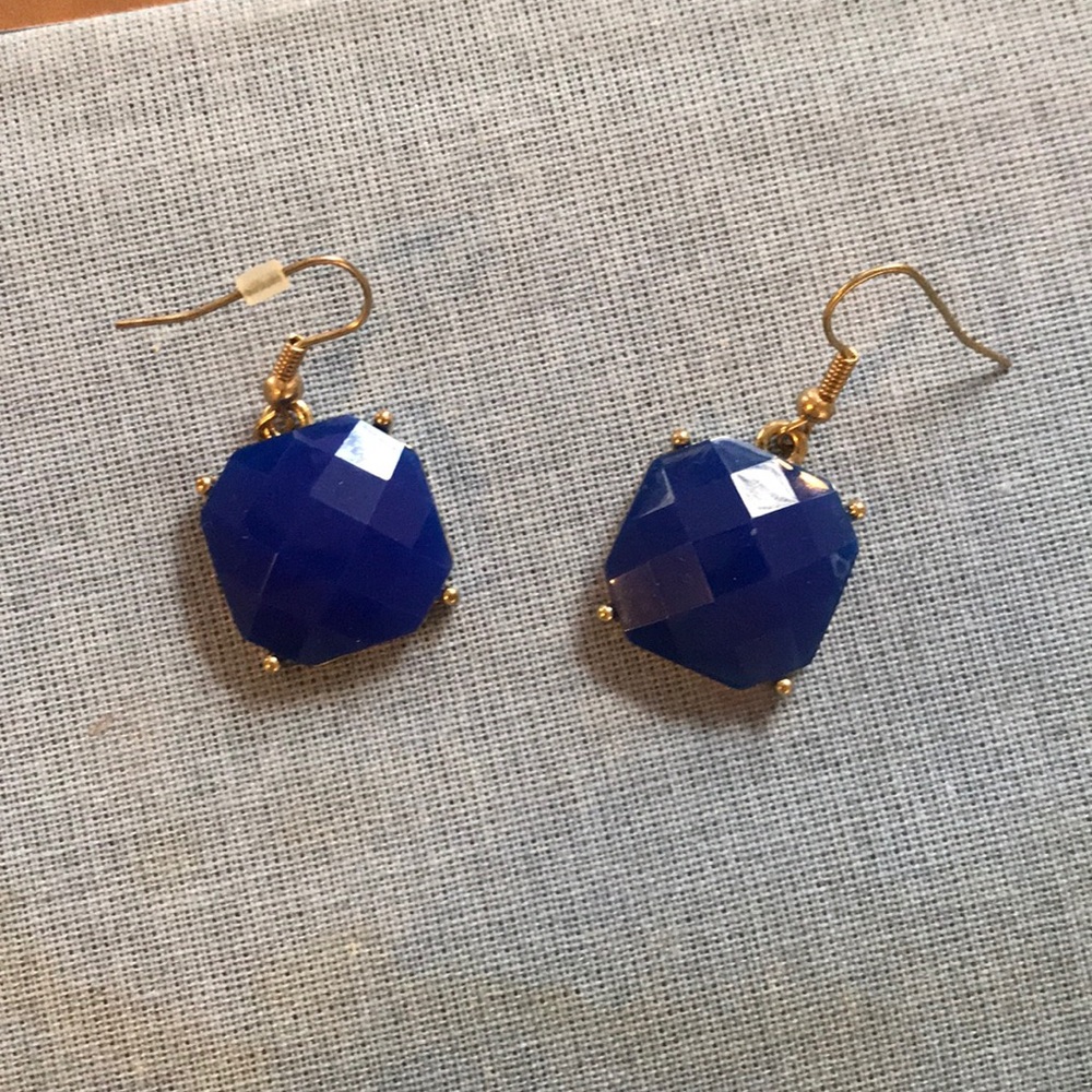 Royal blue earrings